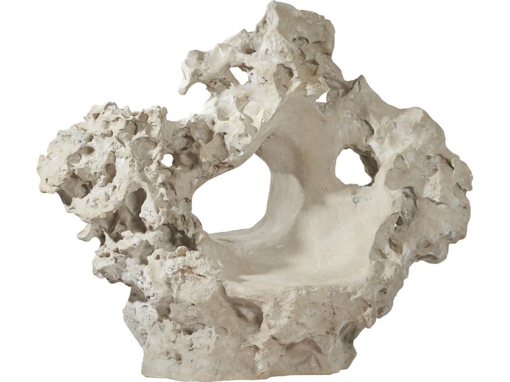 Colossal Cast Stone Sculpture with Seat, Roman Stone - main image