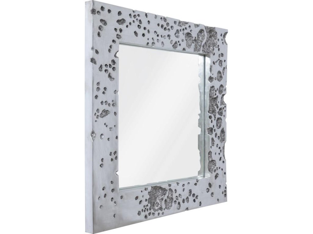 Splotch Mirror, Silver Leaf - image 1