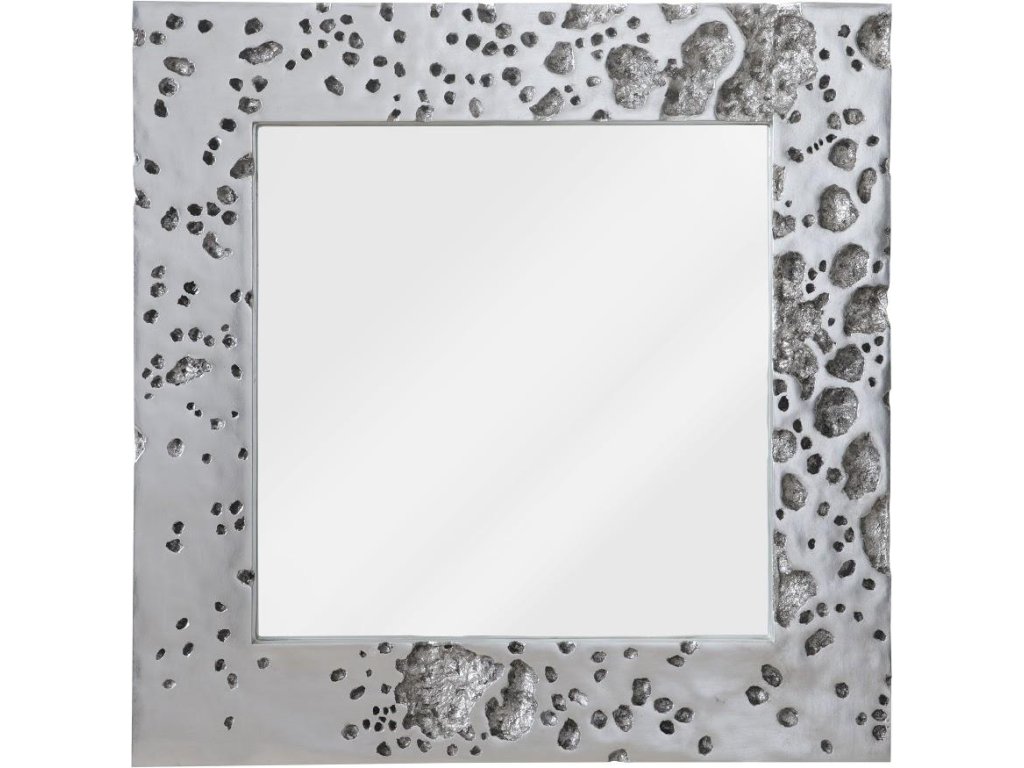 Splotch Mirror, Silver Leaf - main image
