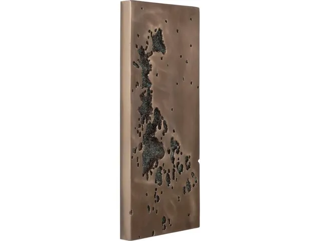 Splotch Wall Art, Rectangle, Bronze Finish - Alternative View