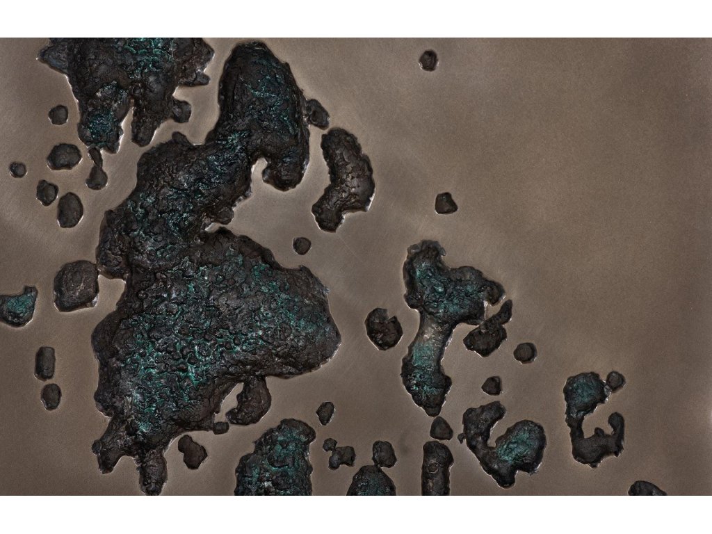 Splotch Wall Art, Rectangle, Bronze Finish - image 2