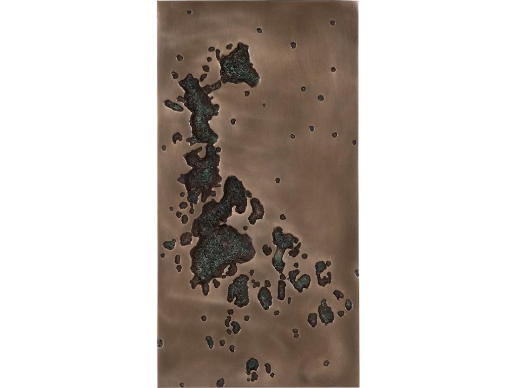 Splotch Wall Art, Rectangle, Bronze Finish - main image
