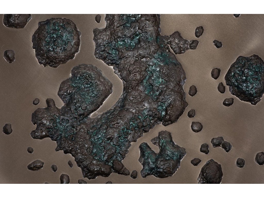 Splotch Wall Art, Rectangle, Bronze Finish - image 2
