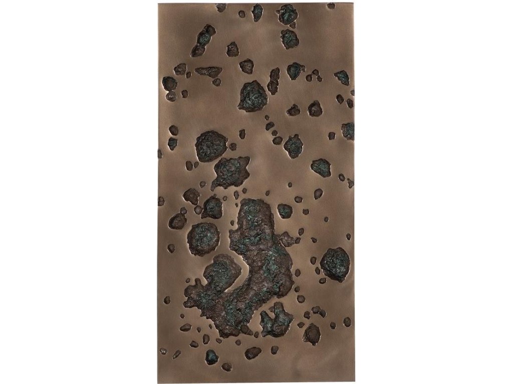 Splotch Wall Art, Rectangle, Bronze Finish - main image
