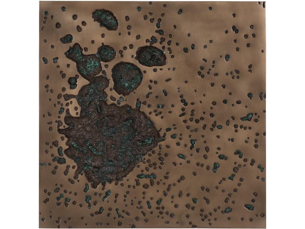 Splotch Wall Art, Square, Bronze Finish - main image