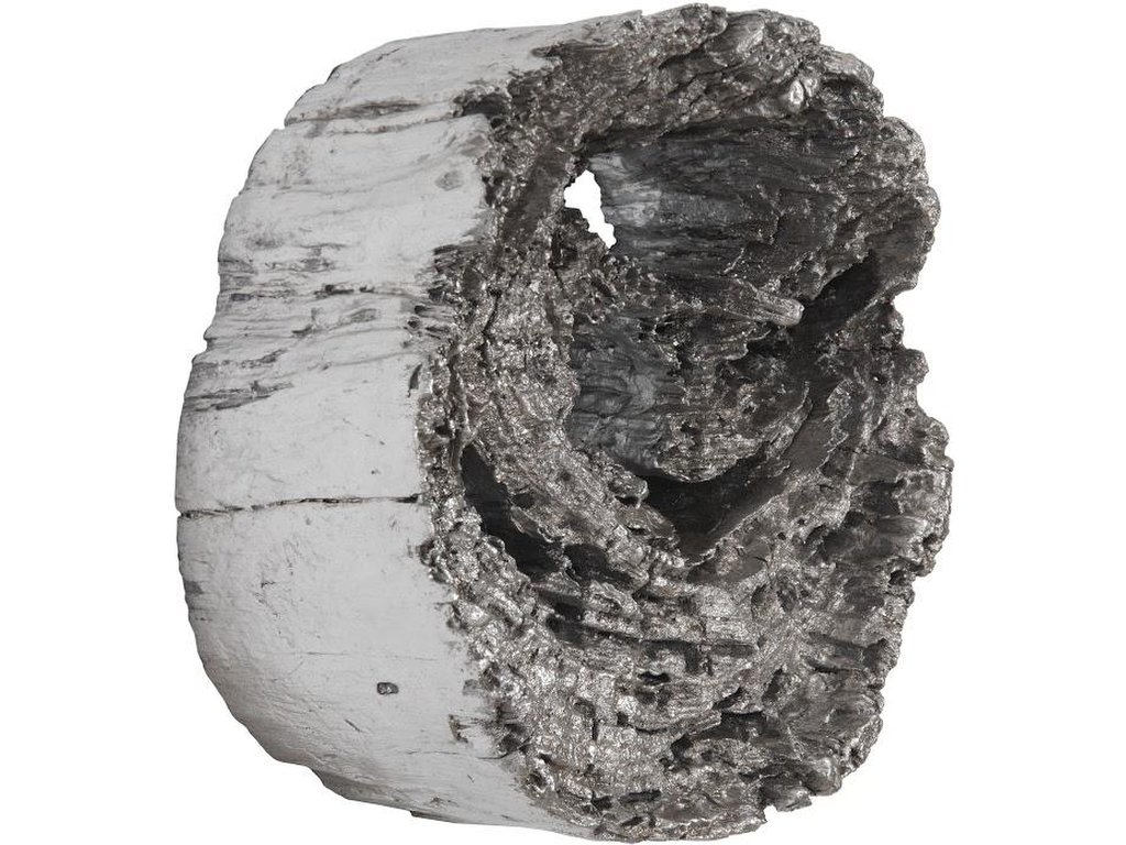 Cast Eroded Wood Circle Wall Tile - image 1