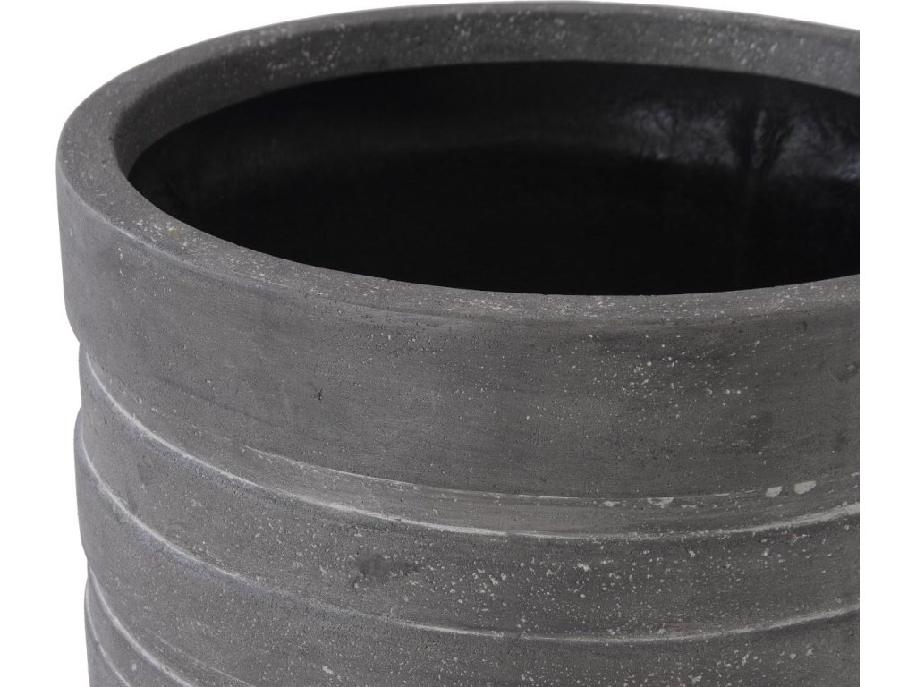 June Slim Planter, Raw Gray, LG - image 1