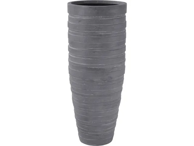 June Slim Planter, Raw Gray, LG