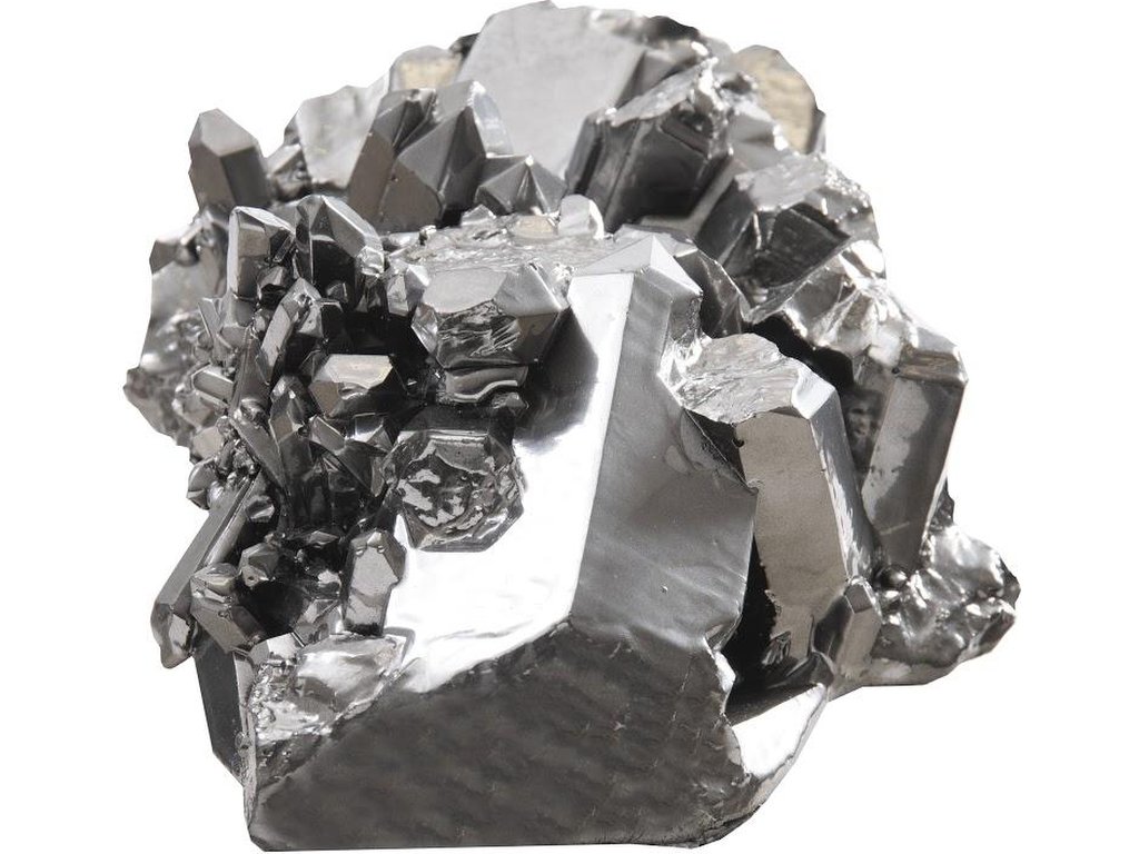 Cast Crystal Tabletop Accent, Liquid Silver, SM - image 3