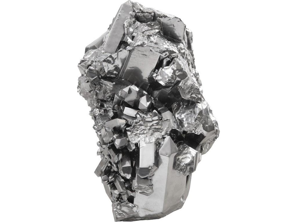 Cast Crystal Tabletop Accent, Liquid Silver, SM - image 4