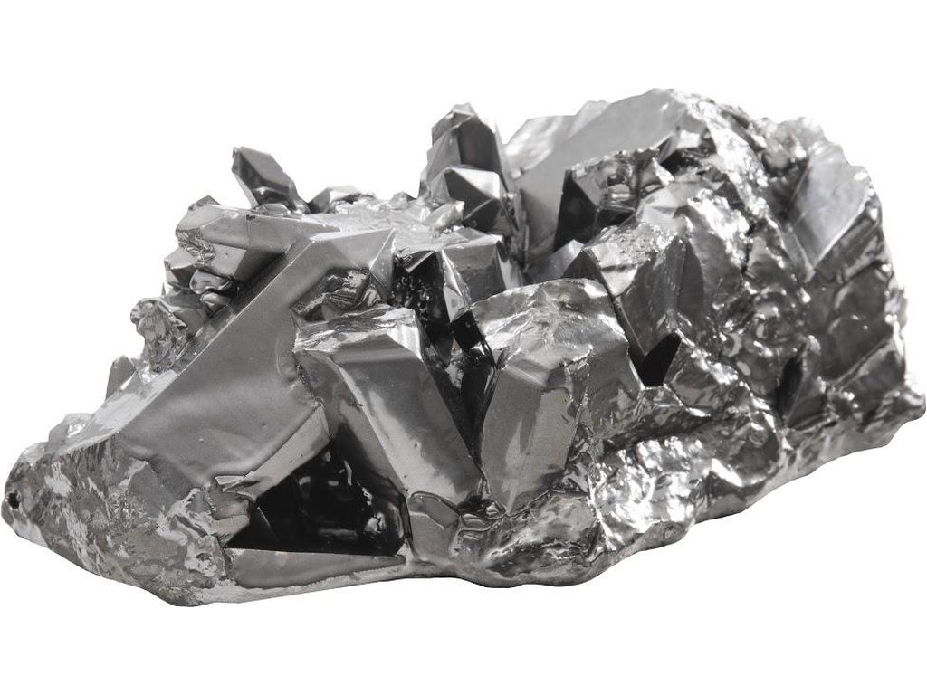 Cast Crystal Tabletop Accent, Liquid Silver, SM - main image