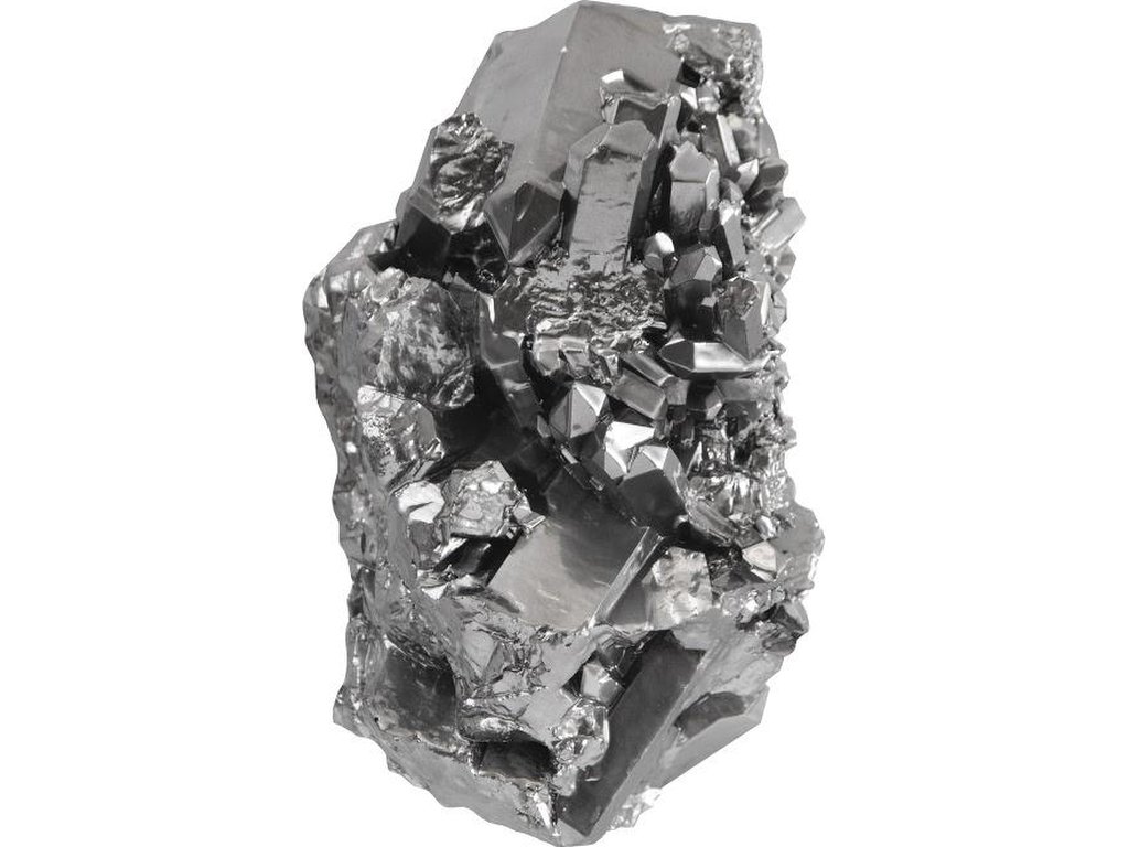 Cast Crystal Wall Art, Liquid Silver, SM - main image