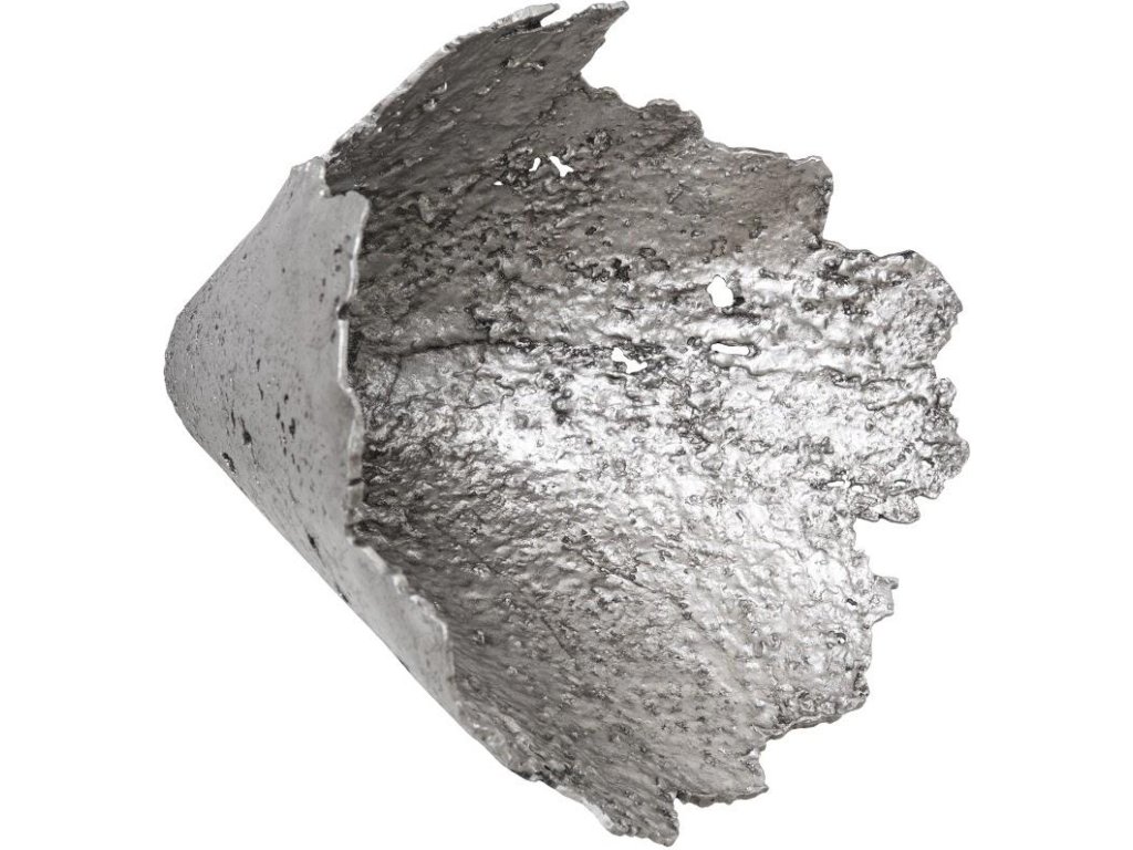 Jagged Splash Bowl Wall Art, Silver Leaf - main image