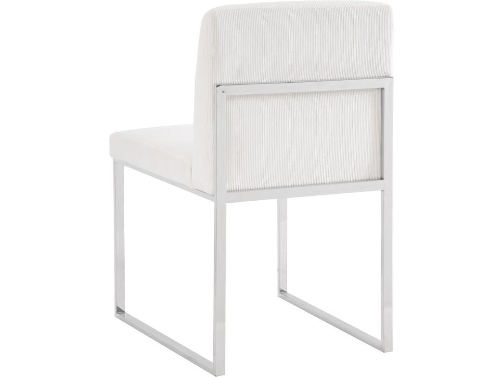 Frozen Dining Chair, Corduroy White - image 1