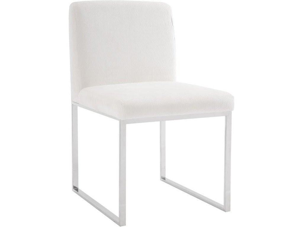 Frozen Dining Chair, Corduroy White - main image