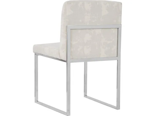 Frozen Dining Chair, Off White - Alternative View