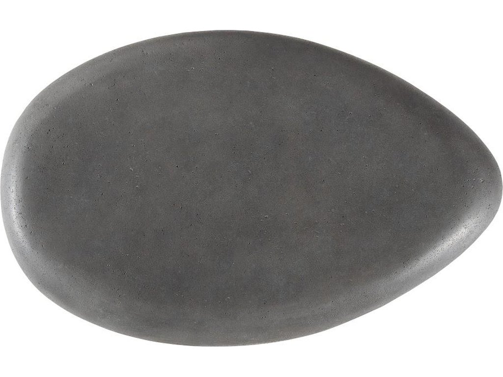 River Stone Coffee Table, Charcoal Stone, Small - image 1