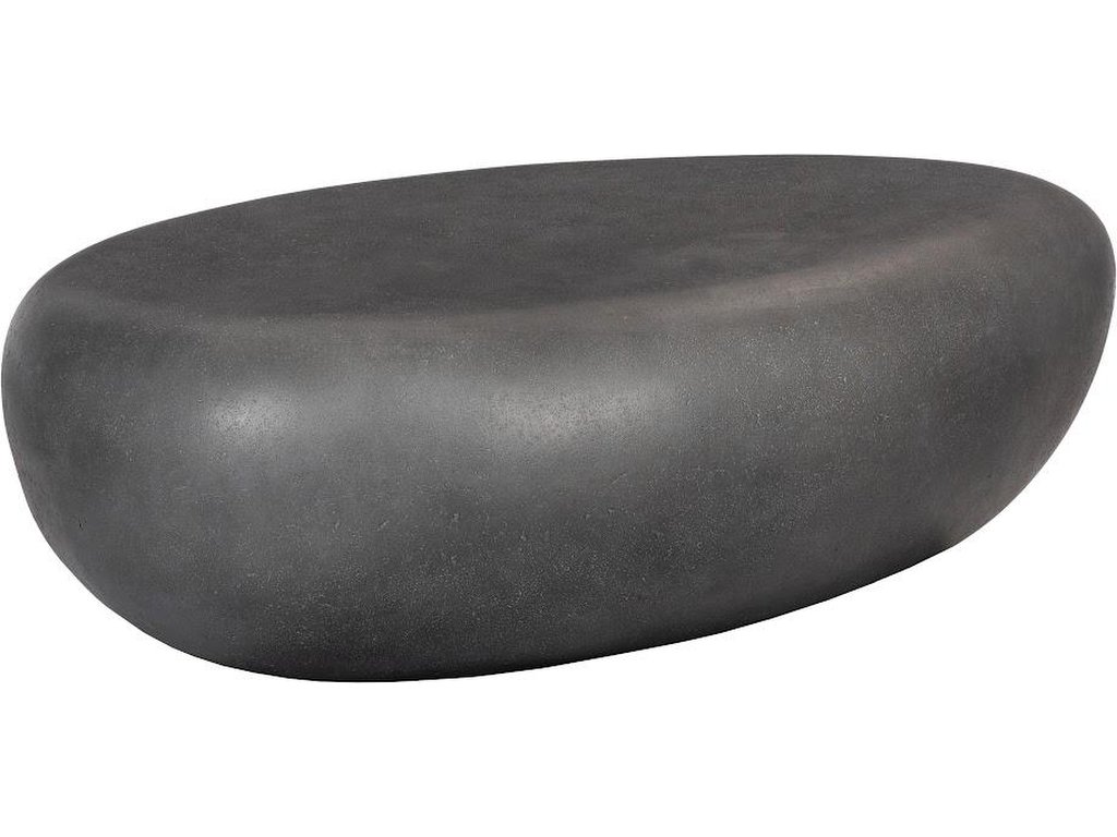 River Stone Coffee Table, Charcoal Stone, Small - image 2