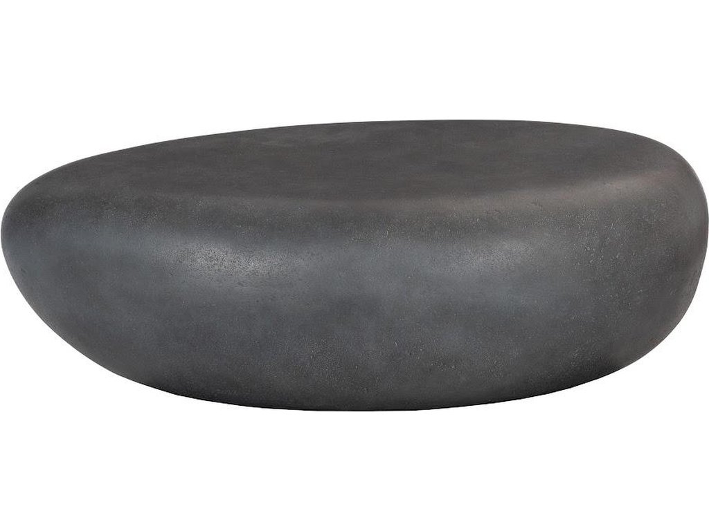 River Stone Coffee Table, Charcoal Stone, Small - image 3
