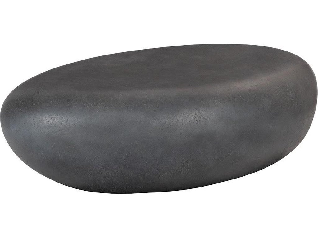 River Stone Coffee Table, Charcoal Stone, Small - main image