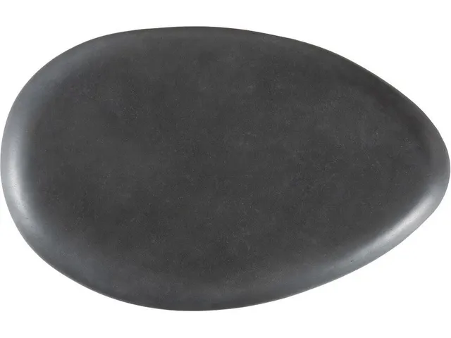 River Stone Coffee Table, Charcoal Stone, Large - Alternative View