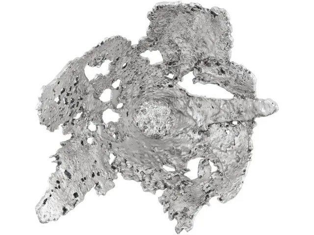 Perforated Splash Bowl Wall Art, Silver Leaf - Alternative View