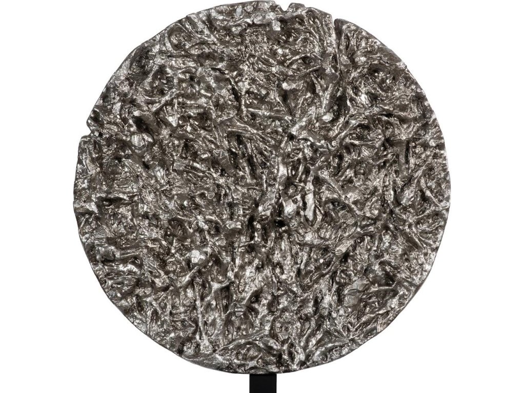 Cast Colossal Root on Stand, Antique Silver - image 2