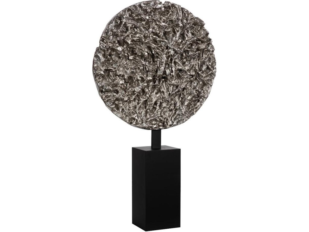 Cast Colossal Root on Stand, Antique Silver - main image