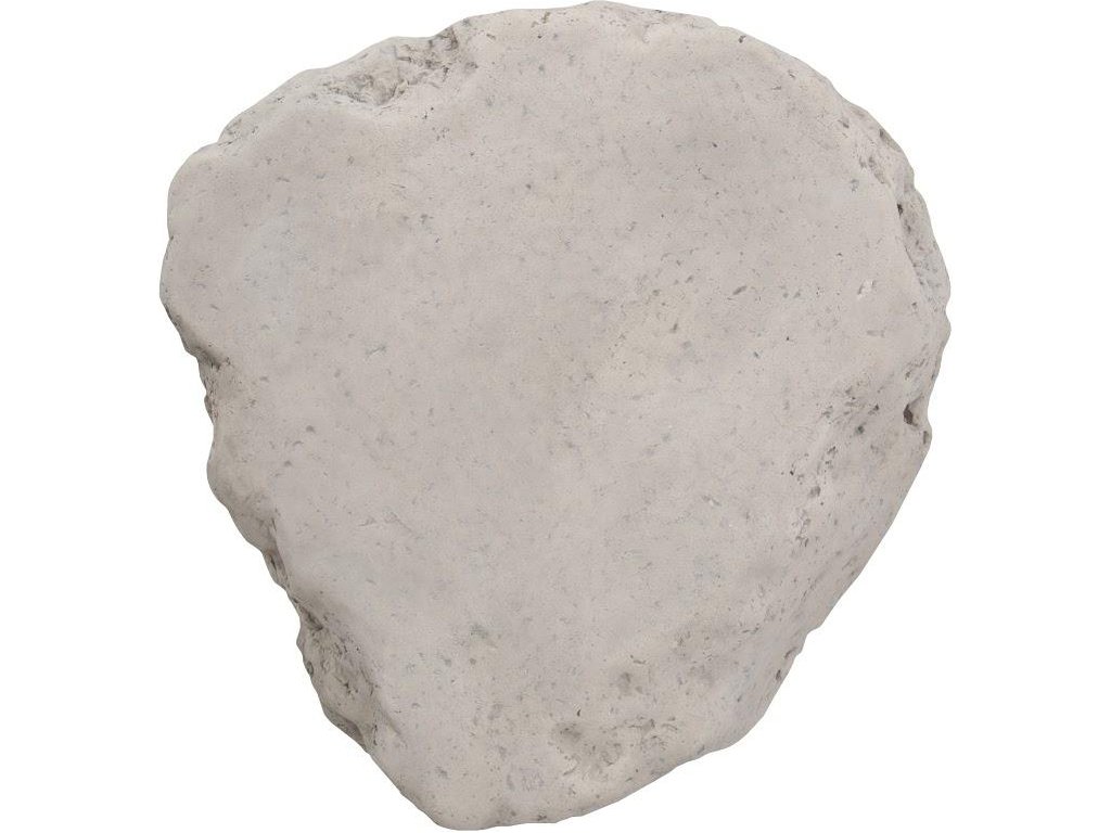 Cast Boulder Coffee Table, Roman Stone, Small - image 1