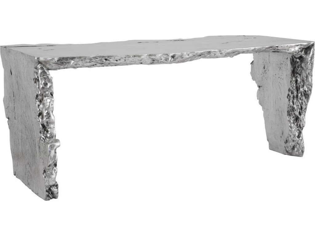 Waterfall Desk, Silver Leaf - main image