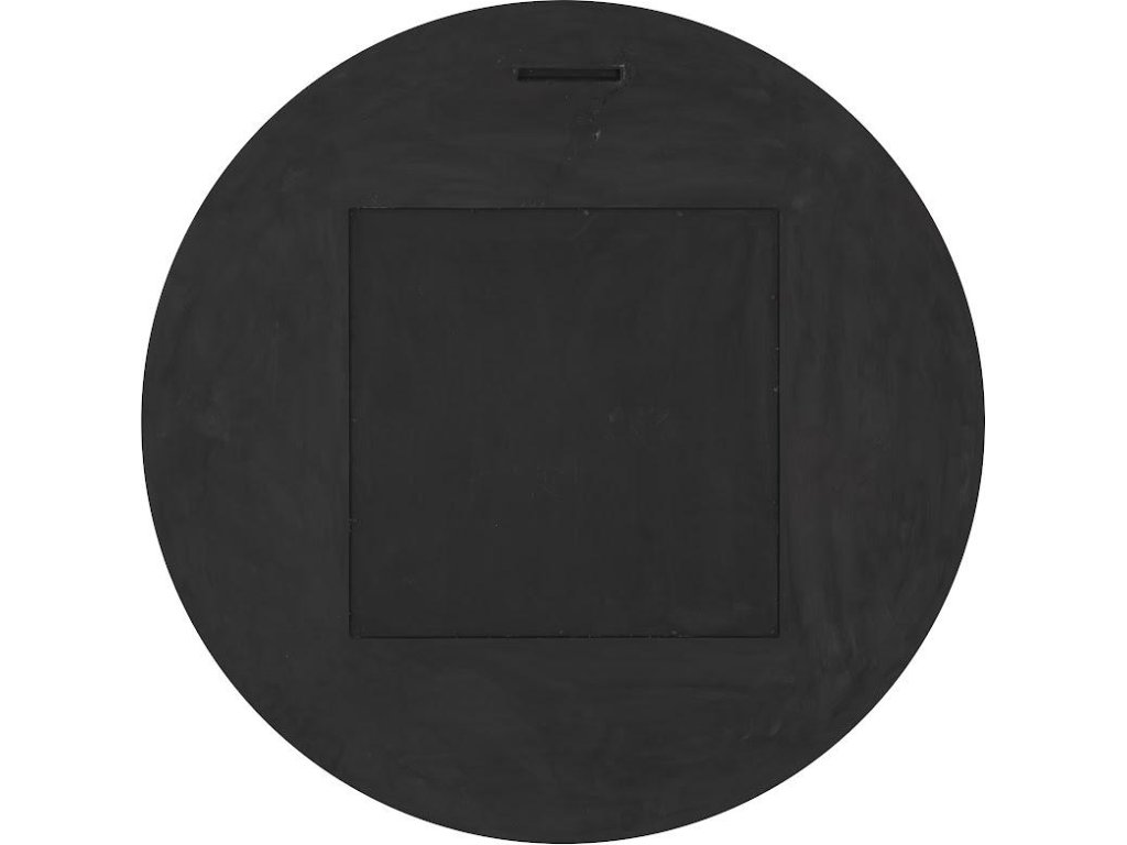 Circular Cracked Mirror, Black & Gold - image 2