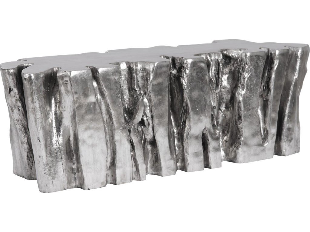 Freeform Root Bench, Silver Leaf - main image