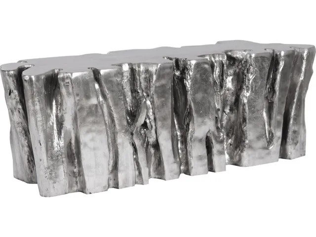 Freeform Root Bench, Silver Leaf