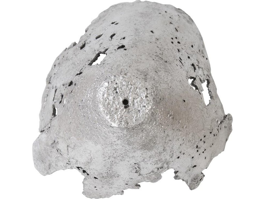 Semi-Perforated Splash Bowl Wall Art, Silver Leaf - image 2