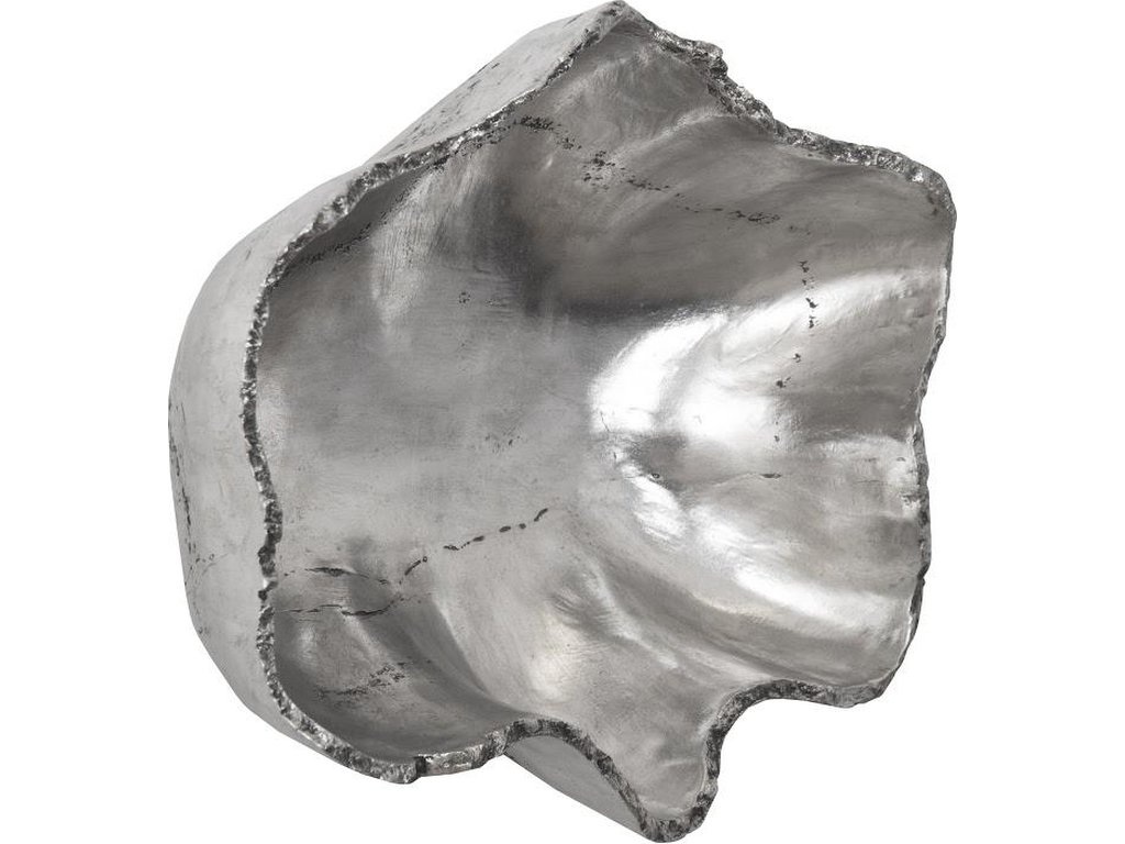 Cast Onyx Wall Bowl, Silver, SM - image 1