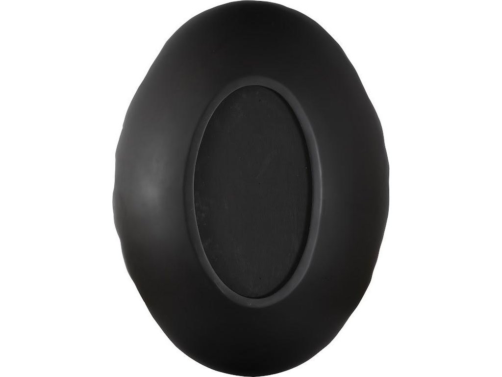 Broken Egg Mirror, Black and Gold Leaf - image 2