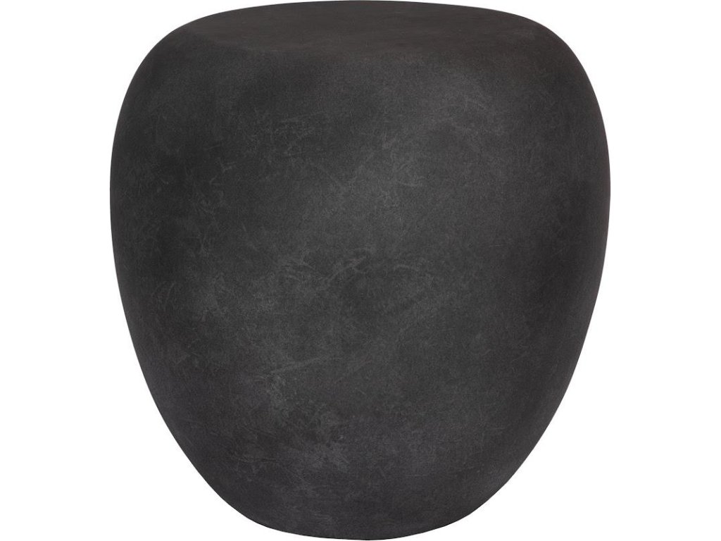 River Stone Side Table, Charcoal Stone - main image