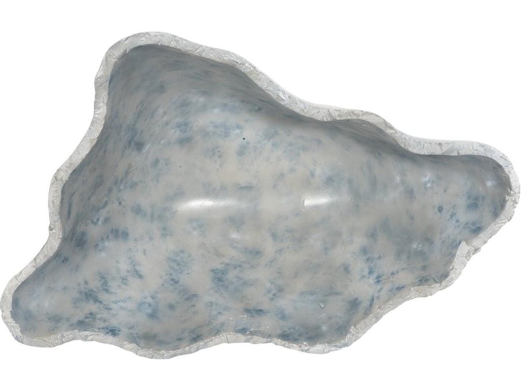 Cast Blue Onyx Bowl, Faux Finish, Narrow - image 1