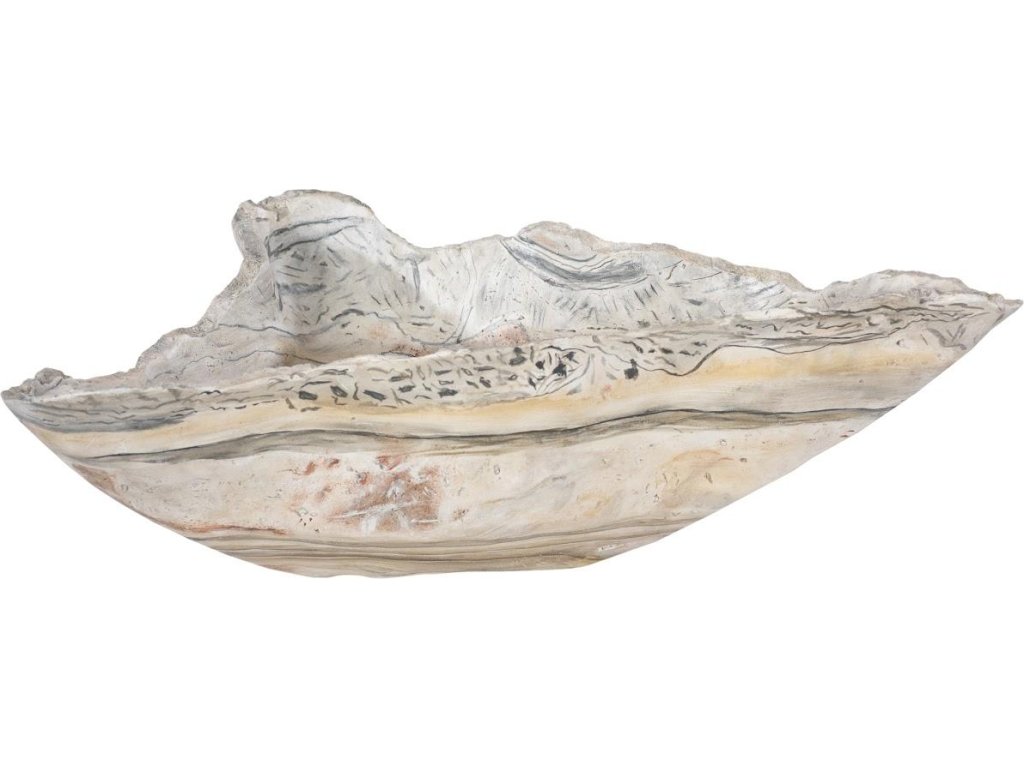 Cast Onyx Bowl, Faux Finish, Medium - image 2