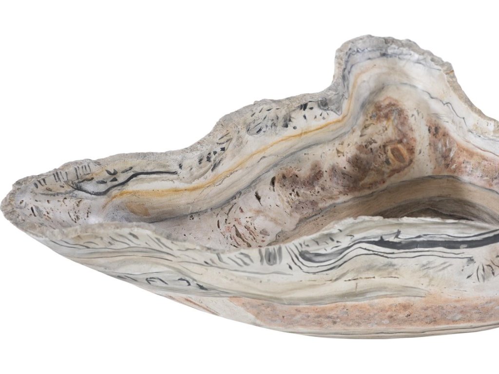 Cast Onyx Bowl, Faux Finish, Medium - image 3