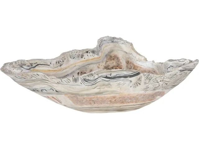 Cast Onyx Bowl, Faux Finish, Medium
