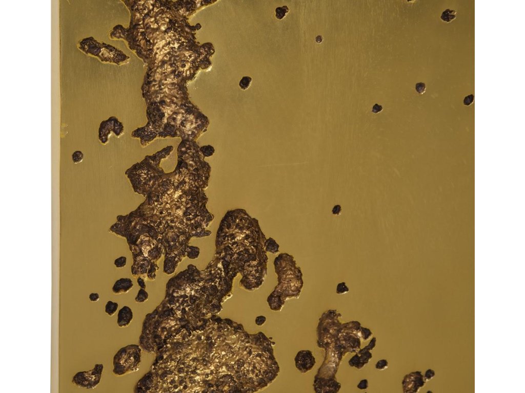 Splotch Wall Art, Rectangle, Gold Leaf - image 2