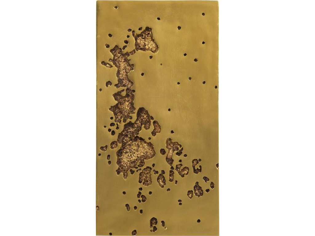 Splotch Wall Art, Rectangle, Gold Leaf - main image
