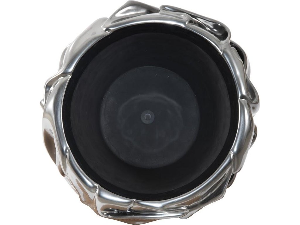 Drape Planter, Liquid Silver - image 1