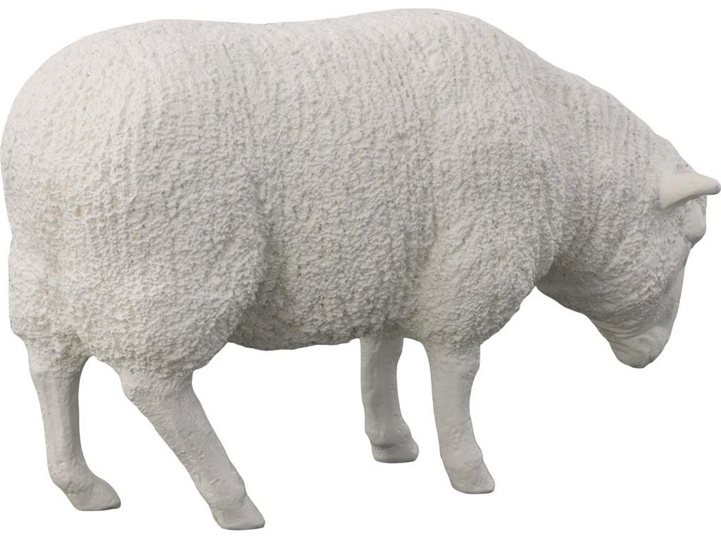 Sheep Sculpture, Gel Coat White - image 1