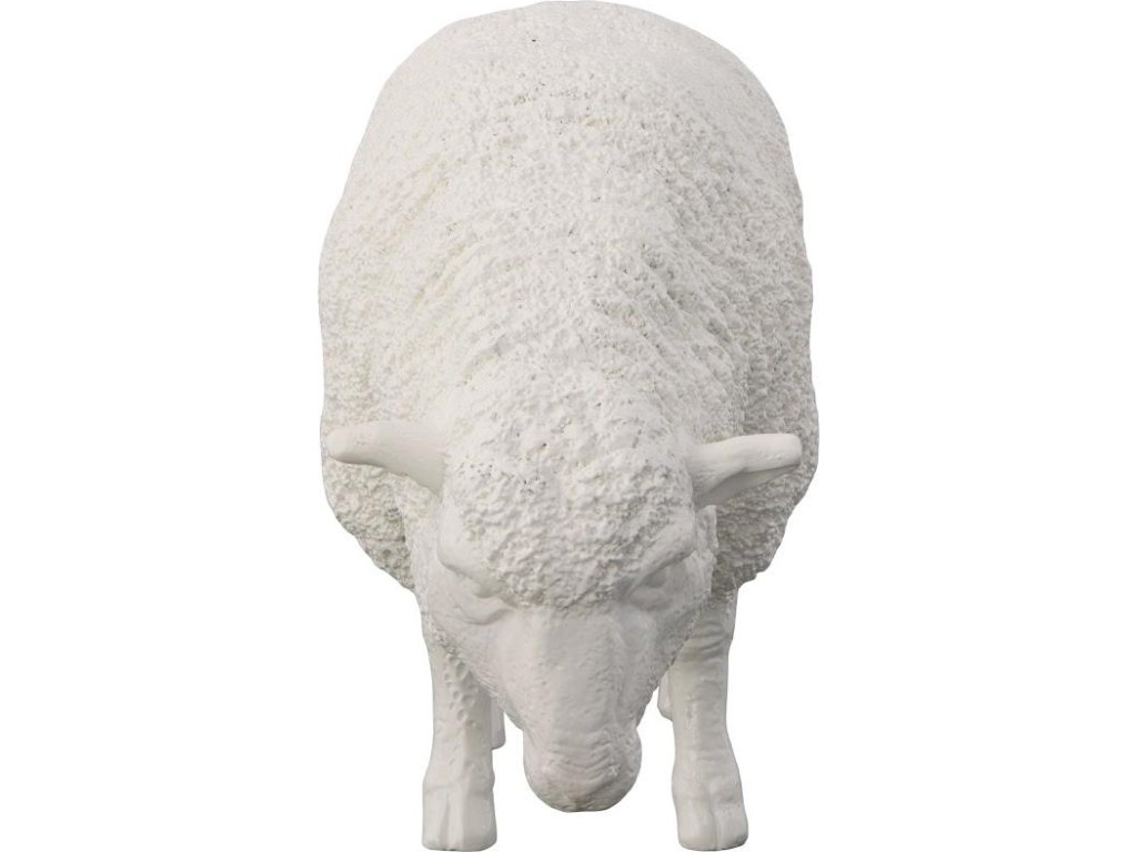 Sheep Sculpture, Gel Coat White - image 2