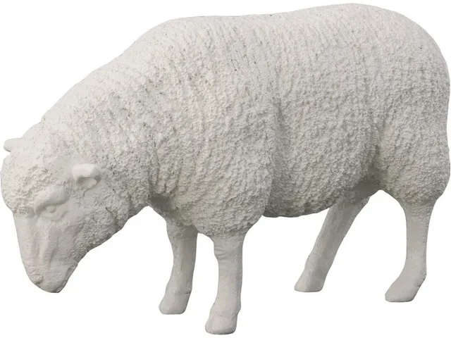 Sheep Sculpture, Gel Coat White