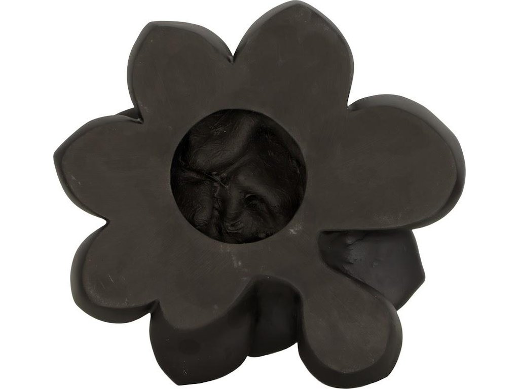 Laui Succulent Wall Art, Smooth Matte Black - image 2