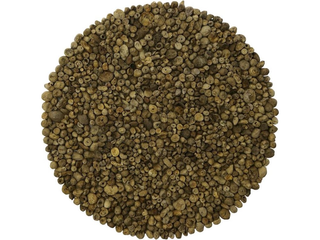 Manhattan Coffee Table, Round, with Glass - image 1