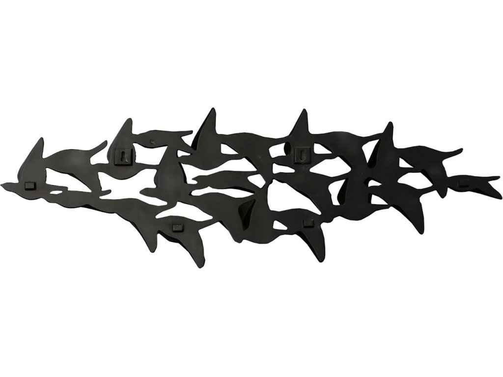 Flock Of Birds Wall Art, Black - image 1